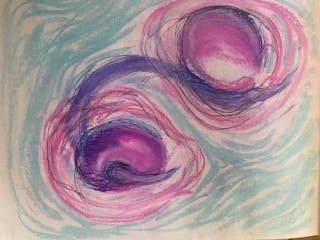 Art therapist session artwork
